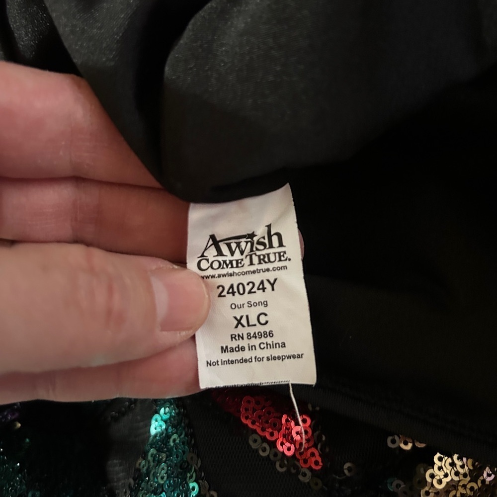 Like new XL girl’s 3 piece dance costume. Halter  leotard with  short & 2 skirts - Picture 14 of 16
